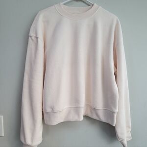 Fabletics Rayne Polar Fleece Sweater Women's Size L Athleisure Gym Casual